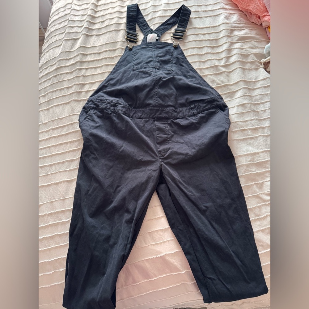 Navy Overalls maternity
